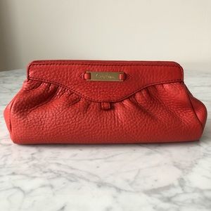 Cole Haan Leather Cosmetic Bag